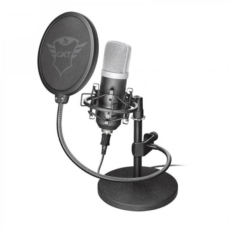 Microfono Trust Emita Usb Gxt 252 Con Maletin