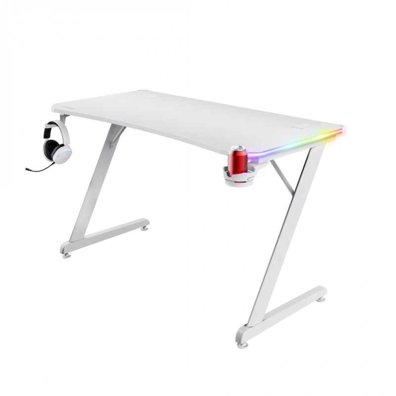 Trust Escritorio Gxt709W Luminus Rgb White