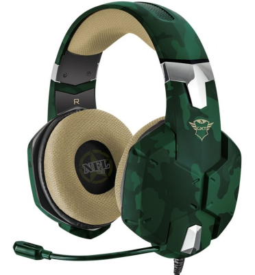 Outlet Auricular Gamer Trust Carus Jungle Gxt 322C