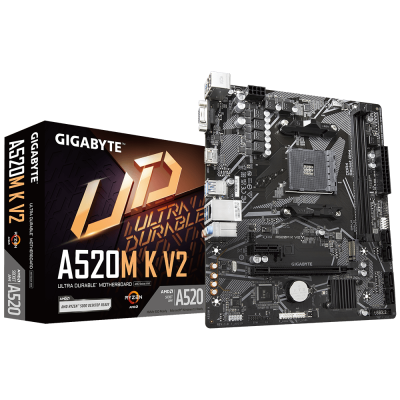 Mother Gigabyte A520M K V2 Ddr4 Am4 (Serie 3000/4000/5000) (2771)