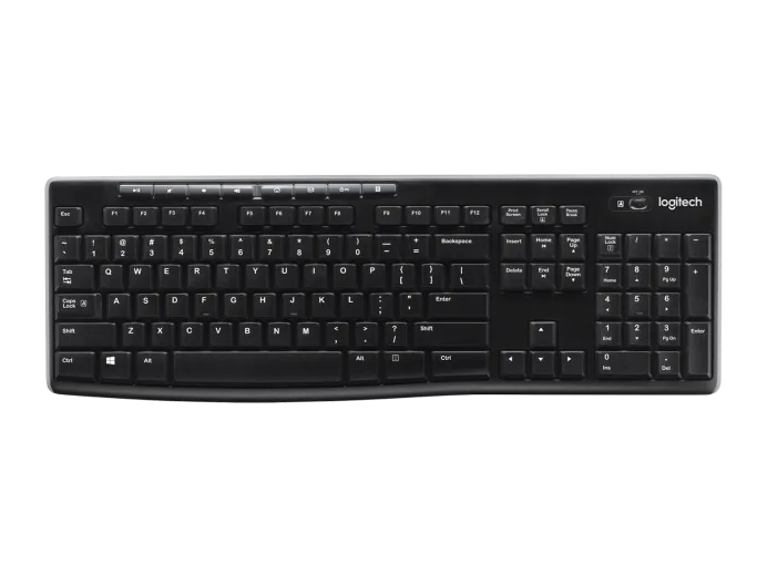 Teclado Logitech Wireless K270 Graphite  920-004426 (8789)