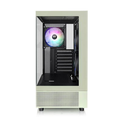 Gabinete Tt View 270 Plus Mid-Tower Tg X2 Fan Argb X3 Matcha Green (4205)