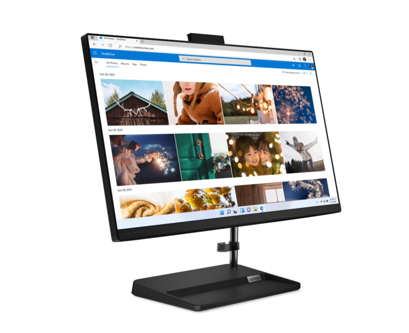 Aio Lenovo Ic 3 24Iap7 24 Negro Fhd Intel I5 12450H 12Gb(8Gb+4Gb) 3200Mhz Ddr4 512Gb Nvme W11H Negro (7833)