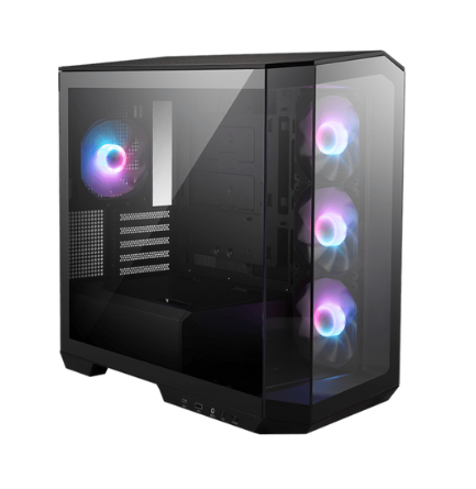 Gabinete Msi Mag Pano M100R Pz Micro Atx Tg X2 Argb Fan X4 Black (6471)