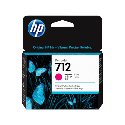 3Ed68A Hp 712 29-Ml Magenta Ink Cartridge (2821)