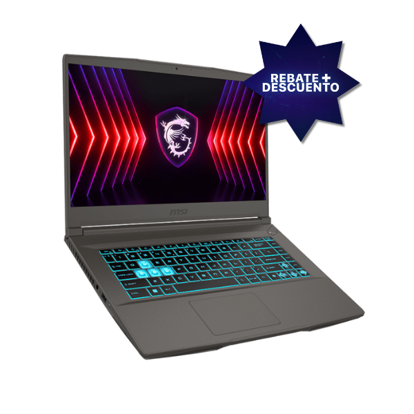 Notebook Msi Thin 15.6 Fhd 144Hz Core I5-12450H 8Gb 512Gb Rtx 2050 4Gb W11Hp (3732)