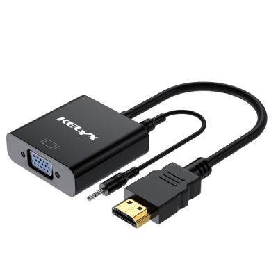 Adaptador Kelyx Hdmi A Vga 1080P C/Audio