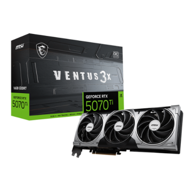 Vga Msi Geforce Rtx 5070 Ti Ventus 3X Oc 16G (1589)