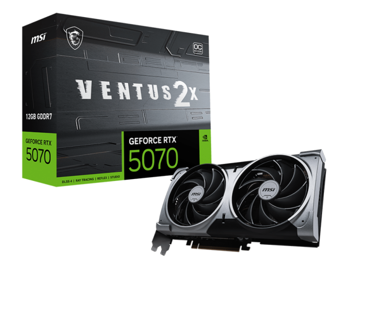 Vga Msi Geforce Rtx 5070 Ventus 2X Oc 12G (8229)