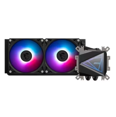 Water Cooling Msi Mag Coreliquid I240 2X Cpu Cooler 240Mm Black )3187)