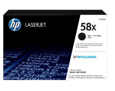 Hp 58X Black Toner Cartridge Cf258X (6764)