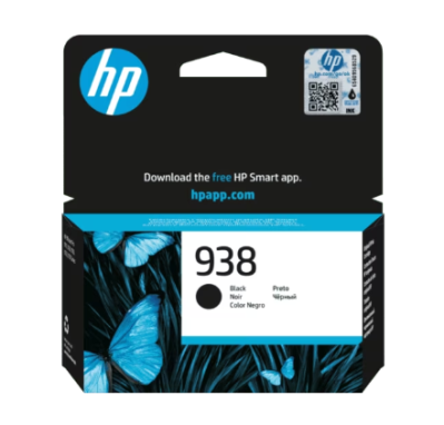 Hp 938 Black Ink Cartridge 4S6X8Pl (1201)