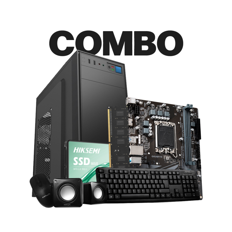 Pc Kelyx Kit 728-20 / Mb Gigabyte B550 / Mem Hiksemi 8G 3200 / Ssd Hiksemi 240G