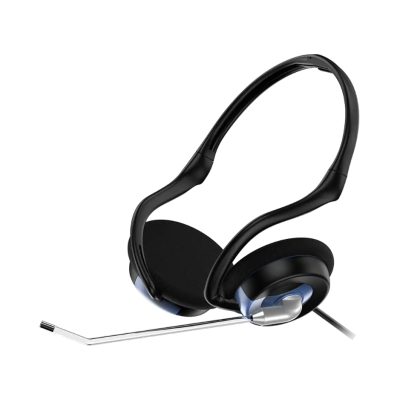 Auricular C/ Microfono Hs-300N,Dual Jack Cable,New