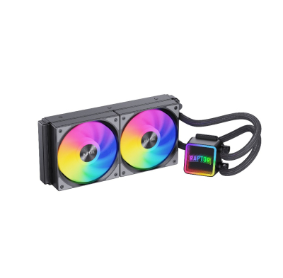 Water Cooling Raptor Aqua Core 240 2X Cpu Cooler 240Mm Negro (7718)
