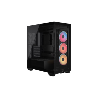 Gabinete Corsair 3500X Lx-R Rgb Icue Mid-Tower Tg Black