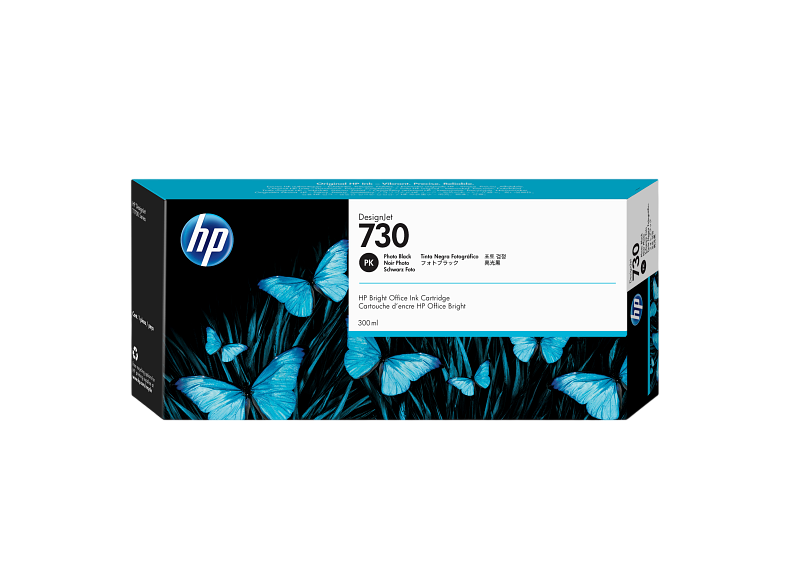 P2V73A Hp 730 300-Ml Photo Black Ink