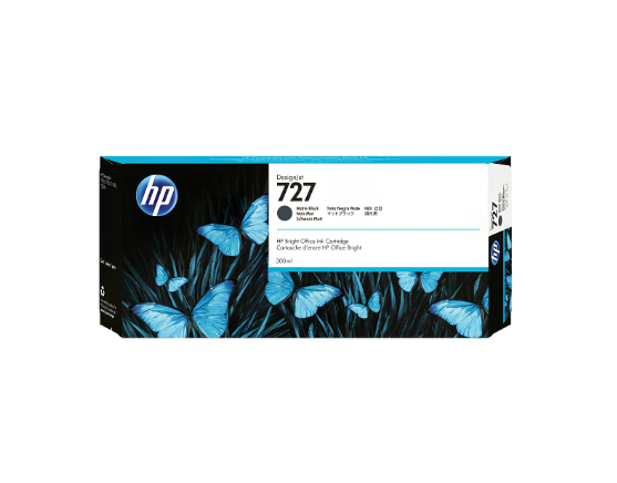 C1Q12A Hp 727 300-Ml Matte Black Designjet
