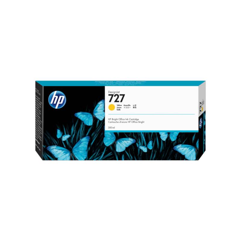 F9J78A Hp 727 300-Ml Yellow Ink Cartridge