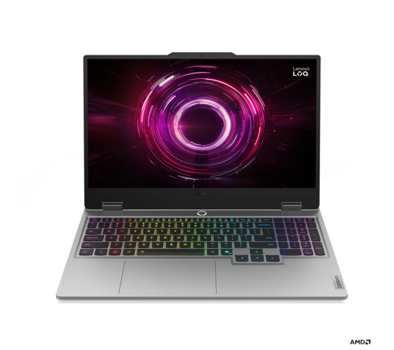 Notebook Lenovo Loq 15Ahp10 15.6 Fhd 144Hz R7 250  Ia 16Gb 5600 +Slot Libre Ddr5 512Gb Nvme Rtx5050 8Gb Gddr7 W11H
