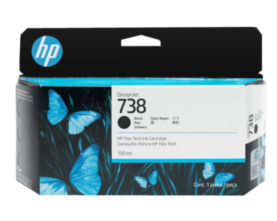 498N4A Hp 738 130-Ml Black Designjet Ink