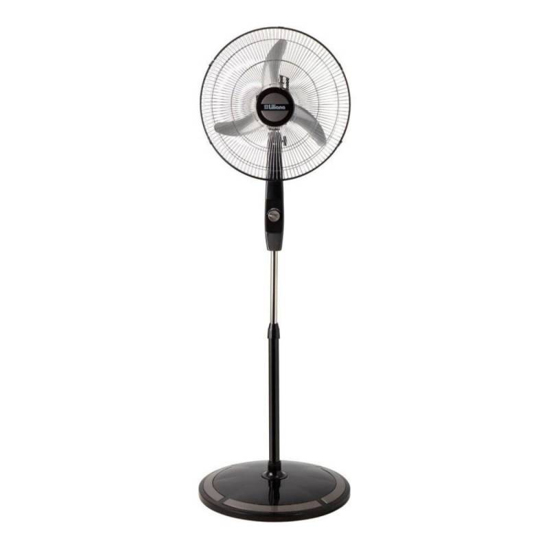 Liliana Ventilador Pie 18 Parrilla Crom Aspas Metal Vpc18M
