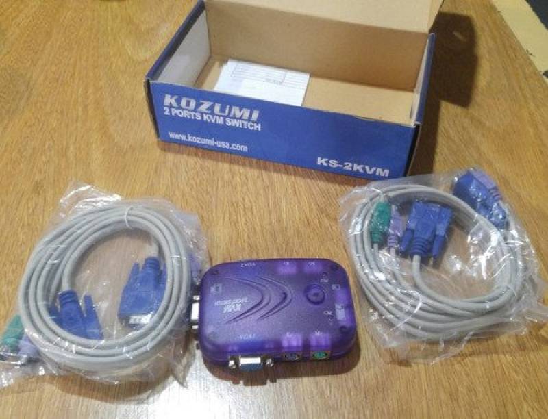 Outlet Kozumi Kvm Switch 2 Port Ks-2Kvm