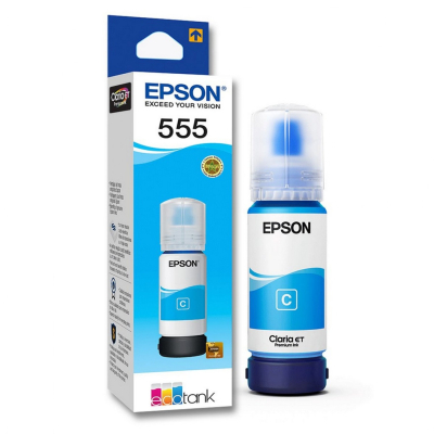 Epson Tinta Original Impresora L8180 L8160 Cyan Ink Bottle