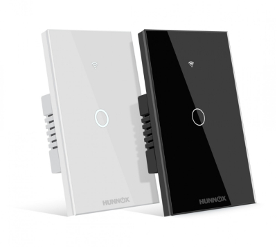 Tecla Hunnox Smart Tactil 1 Canal Negro