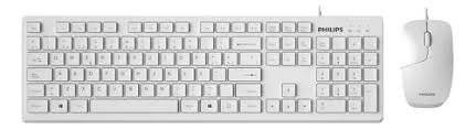 Kit Teclado Y Mouse Philips C302 Cable Usb