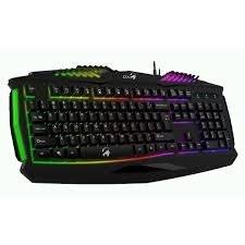 Teclado Gamer Genius Gx Gaming Scorpion K220 Qwerty Rainbow