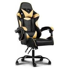 Silla Sillon Gamer G- Tech 808 Dorada  Reclinable Gaming