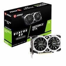 Placa De Video Geforce Gtx 1650 4Gb Msi Ventus Xs Ocv1