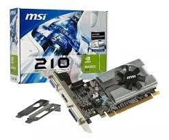 Placa De Video Msi Geforce 210 1Gb Ddr3