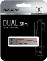 Pendrive 64Gb Hiksemi E307C Dual Slim Usb 3.0