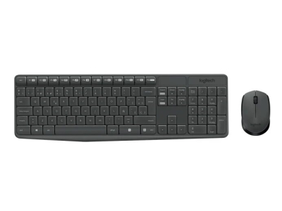 Teclado+Mouse Logitech Wir Mk235 Grey 920-007901