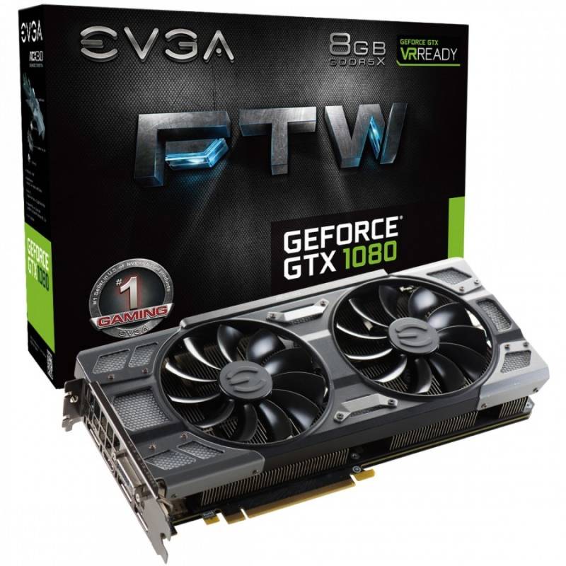 Outlet Placa De Video Evga Gtx 1080 Ftw 8Gb Ddr5X